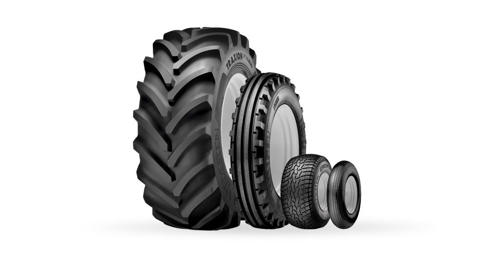 Pneus agricoles et pneus spéciaux